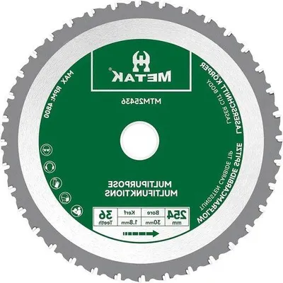 Immagine prodotto di Lama circolare da 254 mm, 36 denti, per acciaio, alluminio, legno e metallo