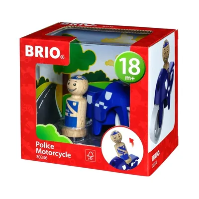 Produktbild von BRIO Polizeimotorrad; 30336