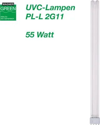 Produktbild von Wagner GREEN UVC Lampe 2G11 PL-L 55 Watt