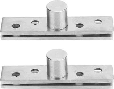 Immagine prodotto di Cerniere in acciaio inossidabile 75x17 mm, 360 gradi, per porte scorrevoli e ante di armadi