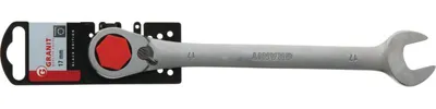 Obrázok produktu pre 17 mm otvorený kľúč s račňou Ľ/P CrV