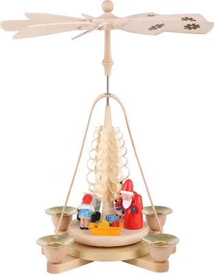 Productafbeelding van Eénlaags kerstboomornament in de vorm van een piramide (25 cm) van Richard Glässer