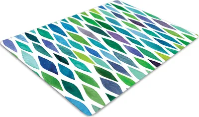 Produktbild von Stuhlunterlage Bürostuhlunterlage 120 cm x 90 cm Bodenmatte Bürostuhlunterlage - Bunte Muster