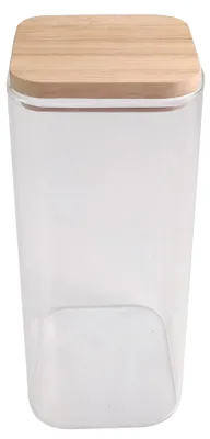 Image de Bocaux en verre Birambeau – Boîtes de conservation – Couvercles en bambou – Idéaux pour le stockage