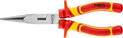 Zdjęcie produktu dla NEO TOOLS Szczypce wydłużone proste 200 mm 1000V, CrV, polerowane