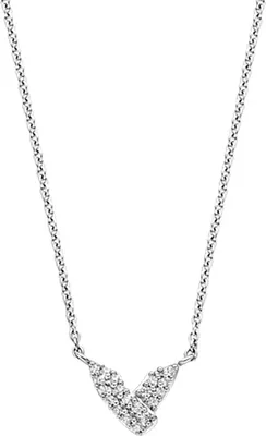 Produktbild von 3990ZI/42 Collier mit Zirkonia in Silber 3990ZI/42 Ti Sento Milano