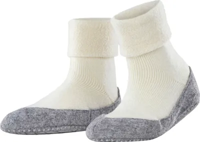 Produktbild von FALKE Cosyshoe dames huissokken, ecru (off-white)