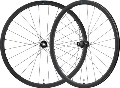 Image de Paire de roues SHIMANO WH-RS710 C32 TL - Paire de roues de vélo de course 28" compatibles tubeless ...