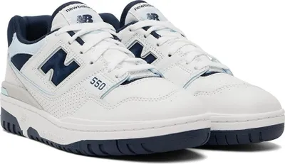 Produktbild von New Balance 550 Herren Turnschuhe weiß/navy Größe: 42,5