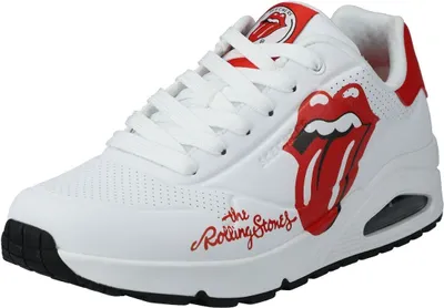 Produktbild von Skechers Herren Uno ROLLING STONES SINGLE! Sneaker 183102 Weiß, Schuhgröße:48.5 EU
