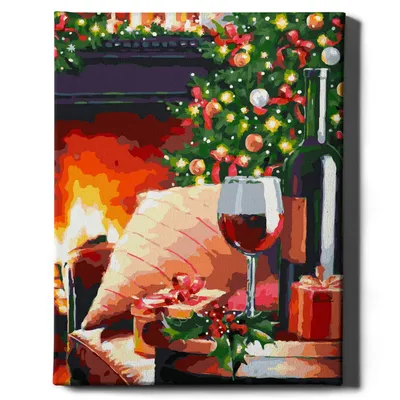 Obrázok produktu pre Ach, umenie! - Súprava na maľovanie podľa čísel - 40x50cm, s dreveným rámom a štetcami DIY