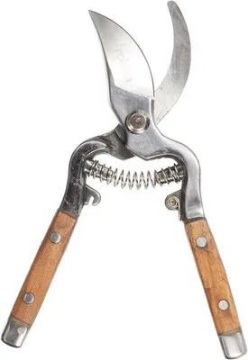 Produktbild von Bypass-Gartenschneider mit robustem Eschenholzgriff - für Garten und Schnittarbeiten