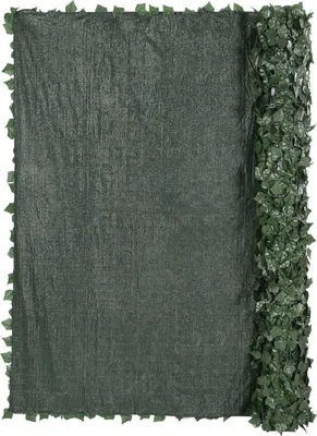Obrázek produktu pro plot pro ochranu soukromí – tmavě zelený – 150 × 410 cm – dekorativní ochrana soukromí do zahrady – oplocení a obložení stěn