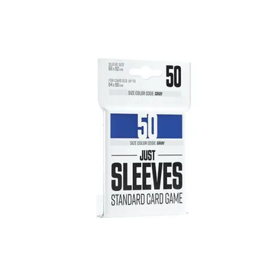 Image de Pochettes bleues pour cartes standard 66x92mm pour 50 cartes