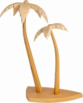 Produktbild von Palmenduo (23cm) von Holzkunst Schalling