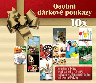 Obrázek produktu pro Osobní dárkové poukazy