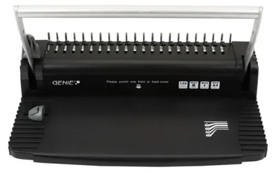 Zdjęcie produktu dla Genie 12181 GENIE Spiralbindegerät CB-820 inkl. Plastikbinderücken    sw
