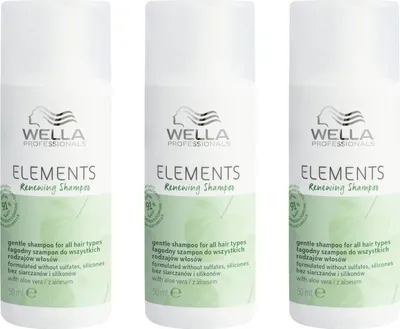 Produktbild von Elements Renewing Shampoo 3x50 ml