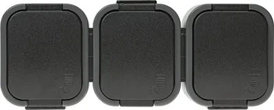 Image de B2 Dreifachsteckdose N/Tz/U Ip54 Grau/Schwarz - E+9002160