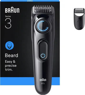 Produktbild von BRAUN Series 3 BT3500 Barttrimmer, Farbe:Schwarz