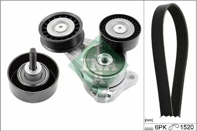 Produktbild von INA 529 0376 10 Keilrippenriemensatz für FORD Focus II Schrägheck (DA, HCP, DP)