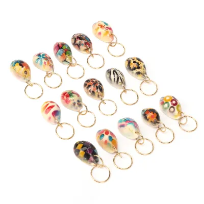 Image de Bague dreadlocks coquillage,Pendentif dreadlocks coquillage,Pendentif tresse de cheveux coquillage,Clip tresse de cheveux coquillage,Bague dreadlocks,Pendentif tresse de cheveux