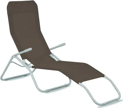 Obrázok produktu pre Aga Záhradné lehátko SIESTA Tmavo hnedé