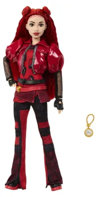 Image de Mattel Disney Poupée Fille de la Reine de Cœur Red - Poupée de mode