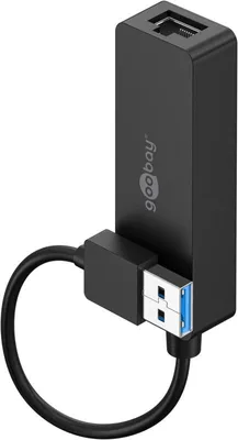 Obrázok produktu pre Goobay 39038, Kábel, USB, Ethernet, 1000 Mbit/s, Čierna