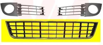 Produktbild von VAN WEZEL Lüftungsgitter Grill Stoßfänger für AUDI A6 Avant (4B5, C5)