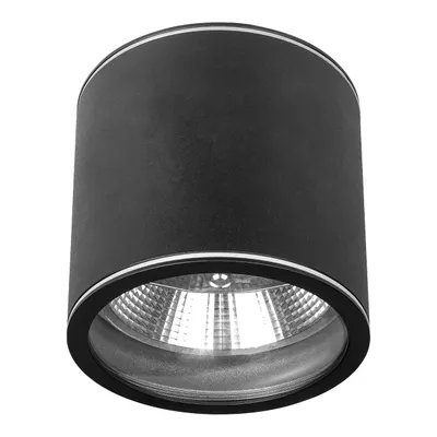 Obrázok produktu pre MasterLED reflektor na povrch AR111 okrúhly Ø118x114mm 16W IP44 čierny - ideálny pre kúpeľne, vonkajšie priestory, chodby
