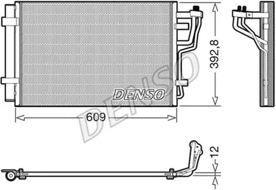 Produktbild von DENSO DCN41013 Kondensator Klimaanlage Klimakondensator für HYUNDAI i30 (FD) +Trockner