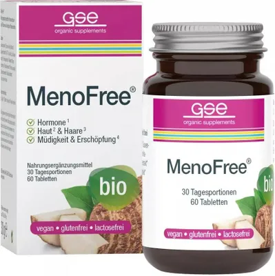 Produktbild von GSE MenoFree (Bio), 60 Tabl.  500 mg, 30g
