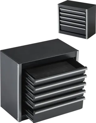 Obrázek produktu pro Box na nářadí Box na nářadí 5 zásuvek - Kufr na nářadí 218x118x205mm - Úložný prostor pro ruční nářadí