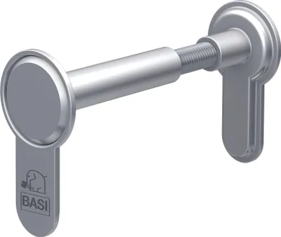 Immagine prodotto di BASI - Cilindro cieco variabile - BZV 100 - 45-125 mm - nichelato opaco - 9000-0050
