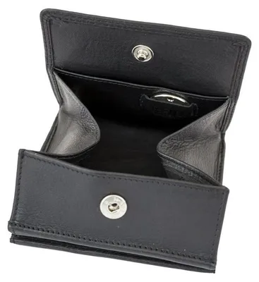 Imagen del producto de Cartera de hombre con protección RFID y amplio compartimento para monedas