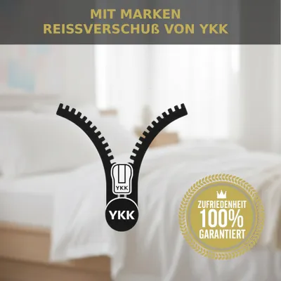 Produktbild von MALIKA Biber Bettwäsche 100% Baumwolle – kuschelig warme Winterbettwäsche, atmungsaktiv & temperaturausgleichend – mit Reißverschluss, 2- oder 4-teilig, 135x200 oder 155x220 cm, Größe:135x200 + 80x80, Design - Motiv:1
