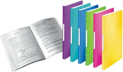 Zdjęcie produktu dla Leitz Wow Pp A4 Viewing Book With 40 Sleeves Assorted Transparent Transparent One Size
