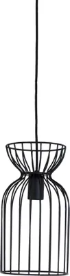 Image de Light & Living - suspension - Lazar - noir - métal - lampe en fil métallique - E27 - 2955712