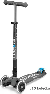 Image de Maxi Micro Deluxe pliant - gris volcan LED
