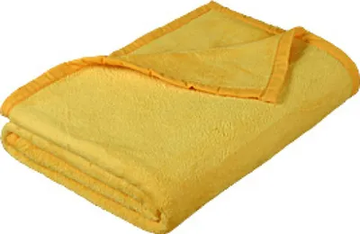 Obrázek produktu pro Přikrývka Korall micro - Žlutá - 100x150