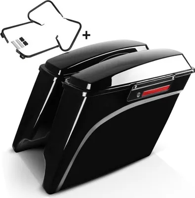 Image de Valises latérales Stretched LB pour Harley Davidson Touring 97-08 avec valises