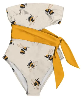 Produktbild von Averie Damen Bea One Piece Swimsuit, Weiß, L EU