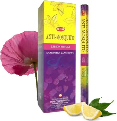 Produktbild von HEM Anti-Mücken-Räucherstäbchen mit Zitronenopium