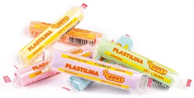 Produktbild von Jovi PLASTILINA PASTEL Knetmasse 6er Schachtel, pastel Farben