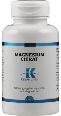 Produktbild von Magnesium Citrat Klean Labs, 90 St KAP