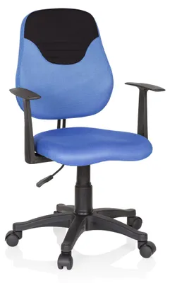 Obrázok produktu pre hjh OFFICE KIDDY STYLE otočná stolička pre deti výškovo nastaviteľná s podrúčkami látka