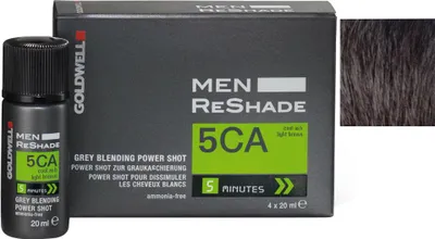Image de Goldwell Color men reshade 5CA Cendré Froid Brun Clair CFM 4x20ml - teinture