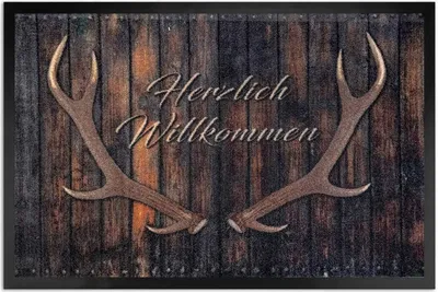 Produktbild von WohnDirect Fußmatte für Innen & Außen HIRSCH