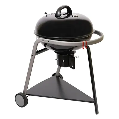 Produktbild von Pyla Kohlegrill 57 cm, Rostfreier Stahl, wetterfest, mit Deckel und Rädern